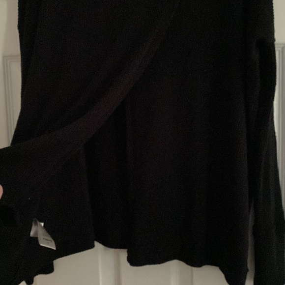 We The Free black sweater with cowl neck split back. T109 - Picture 6 of 8